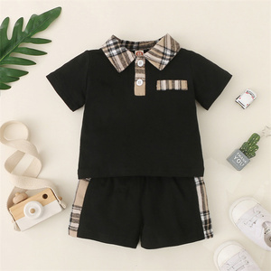 Ensemble de vêtements d'été pour garçons, haut en coton décontracté, Short pour enfant en bas âge, vêtements pour enfants, manches courtes, tenue pour bébé garçon - Product Image 6