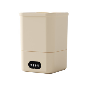 Mini Washing Machine 17x17x25 Cm Plastic Electric Plug In For Underwear Baby Socks Dormitory Use - Product Image 1