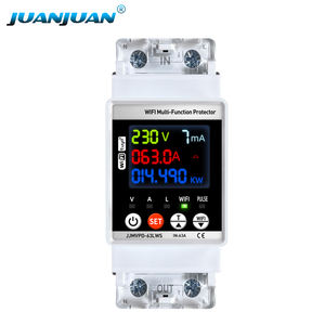 WIFI Intelligent 63A Affichage Numérique Courant Tension Compteur Protection contre les Fuites Dispositif Surveillance Disjoncteur Protecteur - Product Image 1