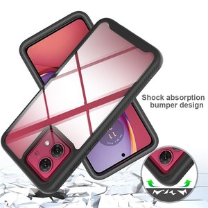    Étui de protection pour téléphone G84 5G, coque arrière transparente en TPU avec protection d'écran en PET - Product Image 2
