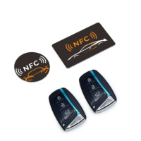 Système de démarrage et d'arrêt du moteur de voiture intelligent PKE avec entrée sans clé par carte NFC, bouton poussoir, DC 12V