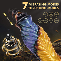 Dildo vibrant en silicone géant pour adultes, Dildo anal télécommandé, Accessoire de jeu de rôle homme-femme