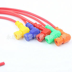 สายไฟจุดระเบิดแรงดันสูงสำหรับรถจักรยานยนต์ แกนทองแดงเคลือบดีบุกใส สายไฟหม้อแปลงแรงดันสูงสำหรับดัดแปลงรถจักรยานยนต์ - Product Image 4