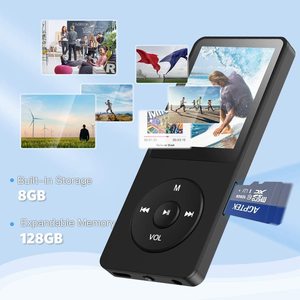 Reproductor <span class=keywords><strong>MP3</strong></span>/<span class=keywords><strong>MP4</strong></span> de música con sonido sin pérdidas portátil con grabadora de voz de pantalla de altavoz HD, Radio FM, admite hasta 64GB - Product Image 5