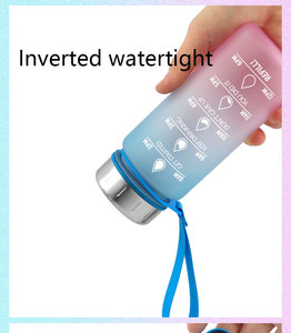 <span class=keywords><strong>Botella</strong></span> de Agua Reutilizable de Plástico Libre de BPA de 24 oz, Botellas de Agua Transparentes de Boca Ancha - Product Image 2