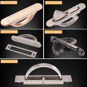Poignée de tiroir et de placard en alliage de zinc Jinyuanlong, rotation à 180 degrés, style Tatami - Product Image 3