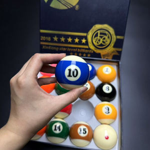 Super alta qualità Xin Kang 57.2mm 2-1/<span class=keywords><strong>4</strong></span> "taglia 6 pallina rossa <span class=keywords><strong>5</strong></span> stelle TV Pro biliardo Set di palline da biliardo - Product Image 4