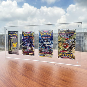 Étui de protection pour booster pack Pokémon en acrylique résistant aux UV, étui de présentation pour booster pack de cartes MTG TCG <span class=keywords><strong>Yugioh</strong></span> avec aimant - Product Image 2