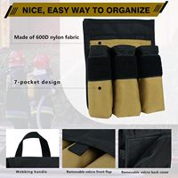 Bolsa de Herramientas MELOTOUGH con Asa de Transporte, Bolsa de Herramientas para Hombre, Bolsa de Electricista con 7 Bolsillos, Bolsas para Bombero, Bolsa de Herramientas para Electricista