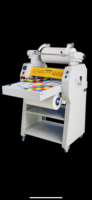 Machine de plastification électrique automatique avec alignement des bords et découpe, format A3/A4, pour bois, vitesse 10 m/min, 3 mil