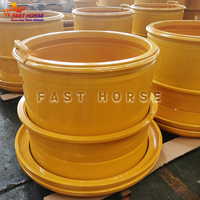 Колесный диск Hangood 35x17.00/3.5 составной для шин 24.00R35 OTR, запчасти для карьерных самосвалов C773 и строительной техники
