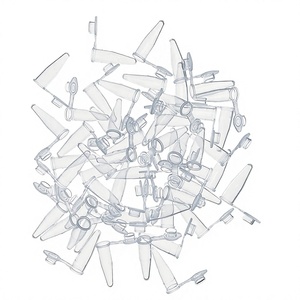 หลอด PCR ขนาด 0.2 มล. สำหรับไมโครเซนทริฟิวจ์ แบบฝาแบน รุ่น Xz-Pcr02 ผลิตในประเทศจีน - Product Image 1