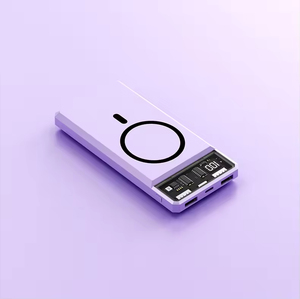 En Stock, Bajo MOQ, Venta Caliente, Batería Externa Magnética Inalámbrica Ultra Delgada Mini de 10000mAh y 15W, Cargador Portátil OEM para Teléfono - Product Image 4