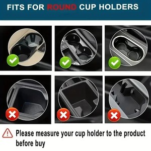 Support de tasse de voiture multifonctionnel réglable pour siège avant avec double porte-gobelet et support de téléphone, diffuseur d'aromathérapie - Product Image 5