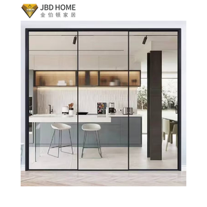 <span class=keywords><strong>ประตู</strong></span><span class=keywords><strong>บาน</strong></span><span class=keywords><strong>เลื่อน</strong></span><span class=keywords><strong>ห้อง</strong></span>ครัวพร้อมแผงกระจกนิรภัย-ทนต่อไขมันสำหรับพื้นที่ทำอาหารแบบเปิดโล่ง - Product Image 1