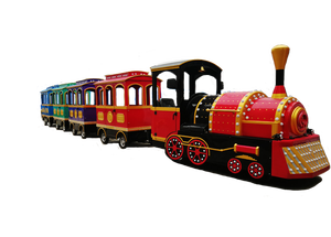 Treno Turistico Senza Binari per Centro Commerciale, Elettrico a Batteria, per Esterni, Piazza, Attrazione Panoramica, in Vetroresina, Dongyuan TM-001 <span class=keywords><strong>Thomas</strong></span> - Product Image 5