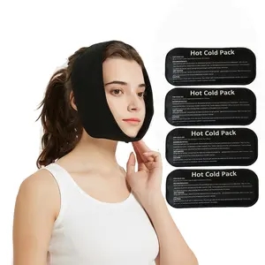 Nylon Reusable Gel Pad Hot & Cold Pack Wrap For Jaw Chin Compress Hot And Cold Gel Ice Packs