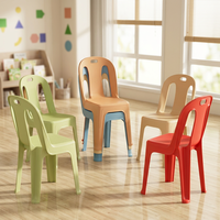Chaises de salle à manger et tabourets en plastique épaissi modernes Xingsheng pour la maison, l'école, la salle de sport, les marchés nocturnes et les stands de restauration