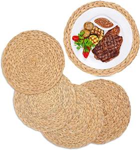 Napperons en jacinthe d'eau tissés naturels faits à la main de haute qualité à utiliser pour les hôtels restaurants directement cuisine d'usine du Vietnam - Product Image 1