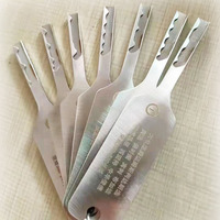 HU66 Lock Pick pour Volkswagen HU 66 7 PCS/Lot Kit d'outils de serrurier trou de porte de voiture outil ouvre-serrure