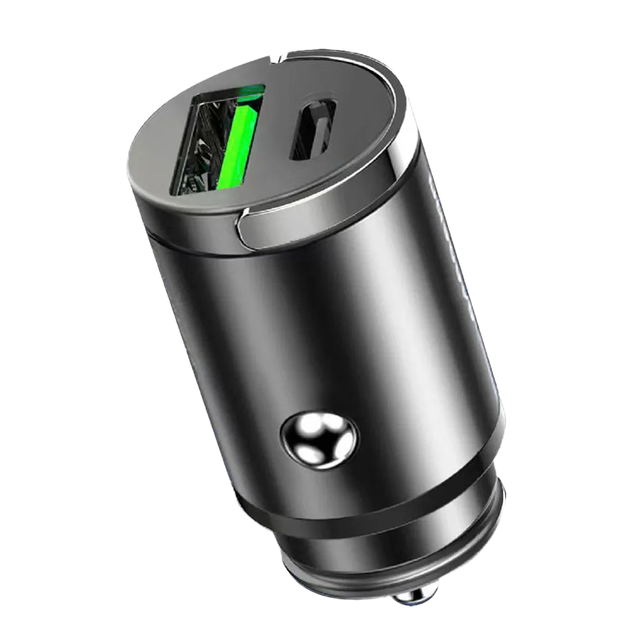 Fast Charging 100W PD QC3.0 Electric Mini Adapter USB Type-C Fireproof Universal Cigarette Lighter Mobile Car Charger