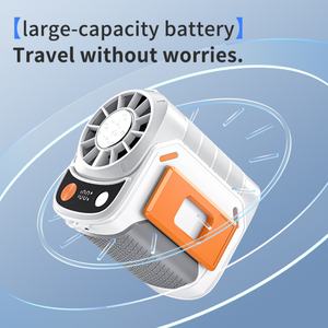 Ventilateur portable rechargeable à clip de ceinture, batterie externe 6000 mAh USB haute vitesse, mini ventilateur de refroidissement extérieur, vente en gros - Product Image 2