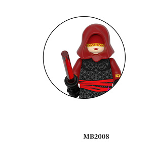 MB2007-2010 Misterioso Guerriero Oscuro e Cavaliere Femminile, Blocchi da Costruzione, Figurine a Tema Leggenda Galattica, <span class=keywords><strong>Mini</strong></span> Action Figure, Giocattolo in Mattoncini - Product Image 4