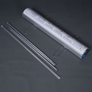 Giá thấp 85cm Mỹ loại kích thước nhỏ Rèm Cửa Rèm hiển thị kéo cuộn lên sàn biểu ngữ - Product Image 5