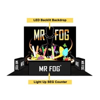Pantalla LED Personalizada de 20x20 para Salas, Equipo Portátil para Exposiciones, Stand de Aluminio para Ferias Comerciales