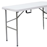 Table d'extérieur pliable en plastique, meuble de Camping, vente en gros, 4 pieds