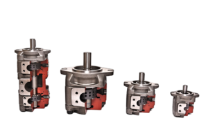 Pompe à huile hydraulique double HG de haute qualité, pompe à engrenages à deux circuits indépendants avec fonction d'économie d'énergie, performance supérieure - Product Image 5