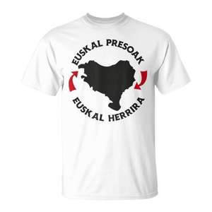 Camiseta de los prisioneros vascos al País Vasco - Product Image 1