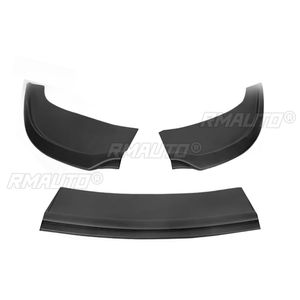 3 pièces de lèvre de pare-chocs avant pour Chrysler SRT 300C 2015-2022, séparateur, diffuseur, spoiler, accessoires de voiture, aspect fibre de carbone noir brillant - Product Image 5