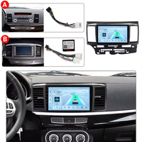 10 "Android Auto Stéréo Vidéo Multimédia Système Autoradio pour Mitsubishi Lancer 2007-2012 Carplay GPS Navigation
