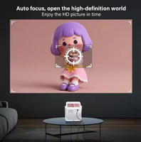 YDH-C3 Mini Vidéoprojecteur double écran 4K 800lm 30-180 pouces 1080P 4K compatible Android 12 Stéréo HIFI Haut-parleurs intégrés Portable Professionnel