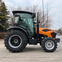 Tracteur agricole de bonne qualité 50hp 70hp 100hp 120hp AWD, mini-tracteur agricole à petites roues avec moteur et boîte de vitesses en promotion
