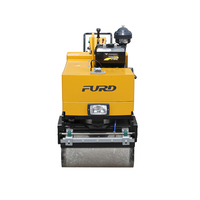 Mini-compacteur routier vibrant portatif de haute qualité 800 kg à double tambour pour asphalte, fabriqué en Chine