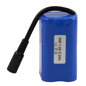 Usine personnalisée <span class=keywords><strong>18650</strong></span> 7.4v 6600mah <span class=keywords><strong>2s3p</strong></span> 7.4v 5200mah <span class=keywords><strong>18650</strong></span> batterie 5200mah batterie au lithium 7.4 mah pour jouets électriques - Product Image 1