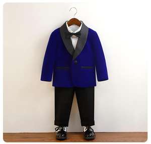 <span class=keywords><strong>Blazer</strong></span> <span class=keywords><strong>de</strong></span> style coréen pour garçons, tenue <span class=keywords><strong>de</strong></span> cérémonie pour enfants pour 1er anniversaire, mariage, garçon d'honneur, performance au piano, costume pour enfants - Product Image 5