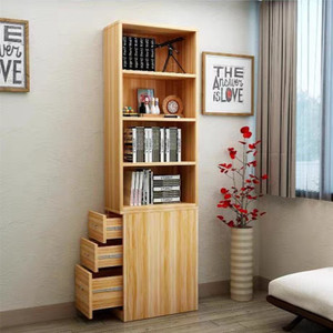 <span class=keywords><strong>Étagère</strong></span>s de rangement multifonctionnelles pour le salon <span class=keywords><strong>Étagère</strong></span> en bois <span class=keywords><strong>avec</strong></span> tiroirs latéraux - Product Image 2