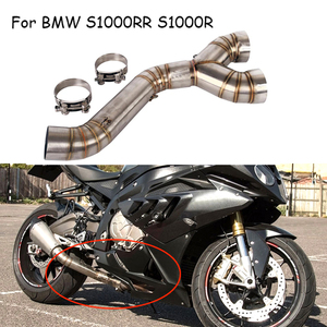 Système d'échappement pour <span class=keywords><strong>moto</strong></span> S1000RR, tube de liaison de section intermédiaire, tube intermédiaire pour BMW S1000RR 2010-2014 S1000R 2010-2016 - Product Image 2