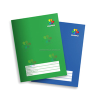 Carnet de composition en gros de 80 feuilles, reliure agrafée avec couverture en papier coloré pour étudiants philippins