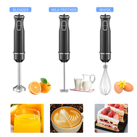 Vente flash - Mixeur plongeant commercial 1000W 5 en 1, mixeur et hachoir alimentaire avec récipient sans BPA pour un usage domestique et hôtelier