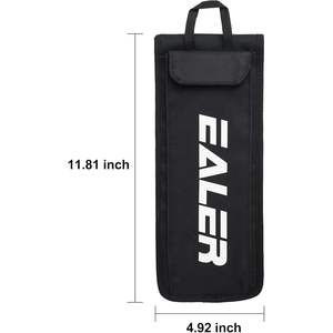 Sac de rangement pour lames de patins à glace EALER, grand modèle, noir, en nylon, avec fenêtre transparente, pour équipement de hockey sur glace - Product Image 4
