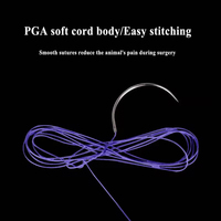 Fil de suture chirurgical 910, médical, jetable, absorbable, polyglactine PGA, sutures vétérinaires