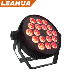 18X10W Rgbw 4-In-1 Slanke Led Par Licht 8 Stuks Vlakke Podium Verlichting Spotlights Auto Dmx512 Sound Master/Slave Muur Wassen Kleur Mixen - Product Image 2
