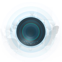 Wedoinnov 6 * MIC Wireless Speaker 360 Derajat Pengambilan Suara Konferensi Omnidirectional Speakerphone Built-In Hi-fi Speaker Aktif