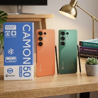Smartphone débloqué Tecno Camon 50 Pro 5G Ultra 2026, version globale, double SIM, 16 Go 512 Go, écran ultra-clair, vente chaude