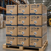 Cable de Red LAN CAT5e FTP 0.52x4P, Conductor de Cobre Sólido, Aislamiento de PE, Revestimiento de PVC de Bajo Humo y Libre de Halógenos, Cable de Comunicación