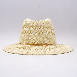 <span class=keywords><strong>Sombrero</strong></span> de Panamá de playa con logotipo personalizado, <span class=keywords><strong>sombrero</strong></span> de paja de rafia blanca, Panamá, con bloque de madera - Product Image 3